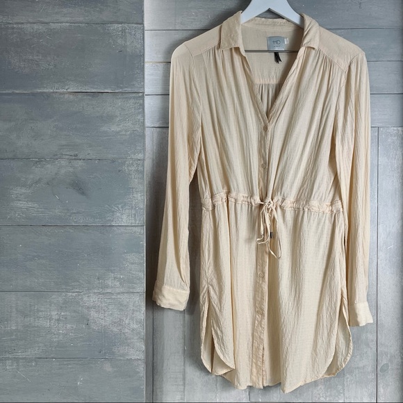 HD in Paris “Carmina” Tie Waist Shirt Dress Anthropologie - Picture 12 of 12